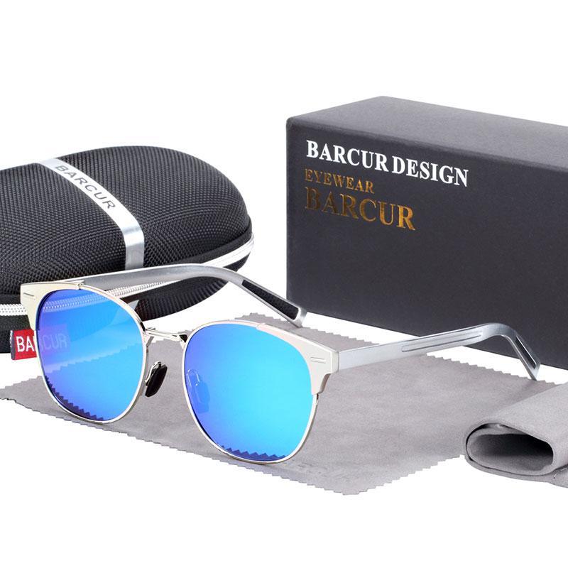 Aluminium Magnesium Sunglasses for Men With UV400 Protection