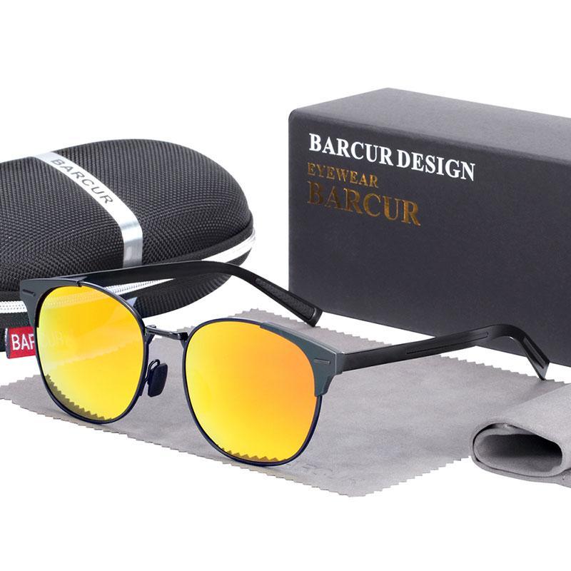 Aluminium Magnesium Sunglasses for Men With UV400 Protection