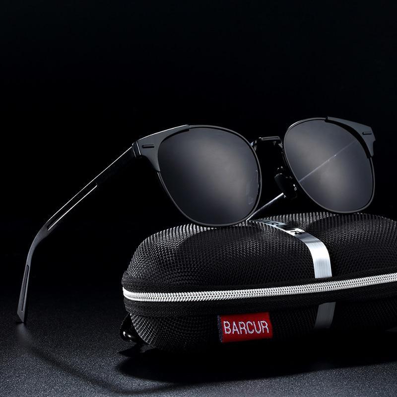 Aluminium Magnesium Sunglasses for Men With UV400 Protection