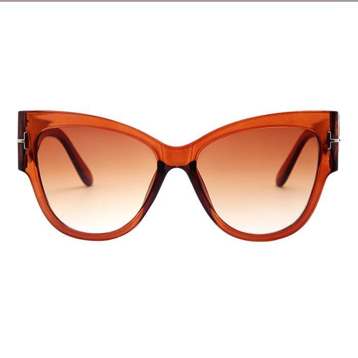 Vintage Retro Luxury Woman Designer Cat Eye In UV400 Protection