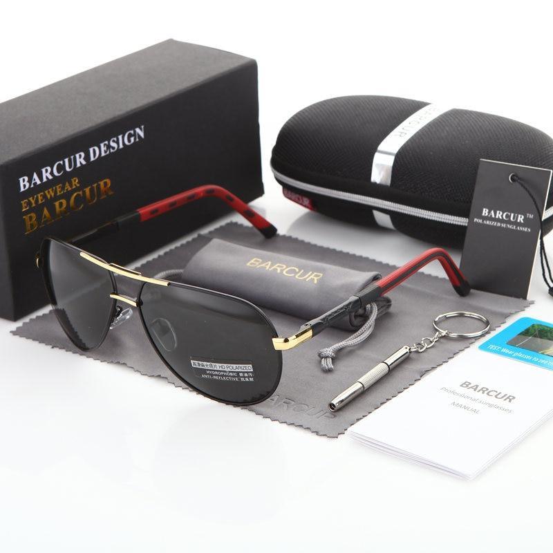 Aluminum Magnesium Men's Polarized  Mirror Aviation Design