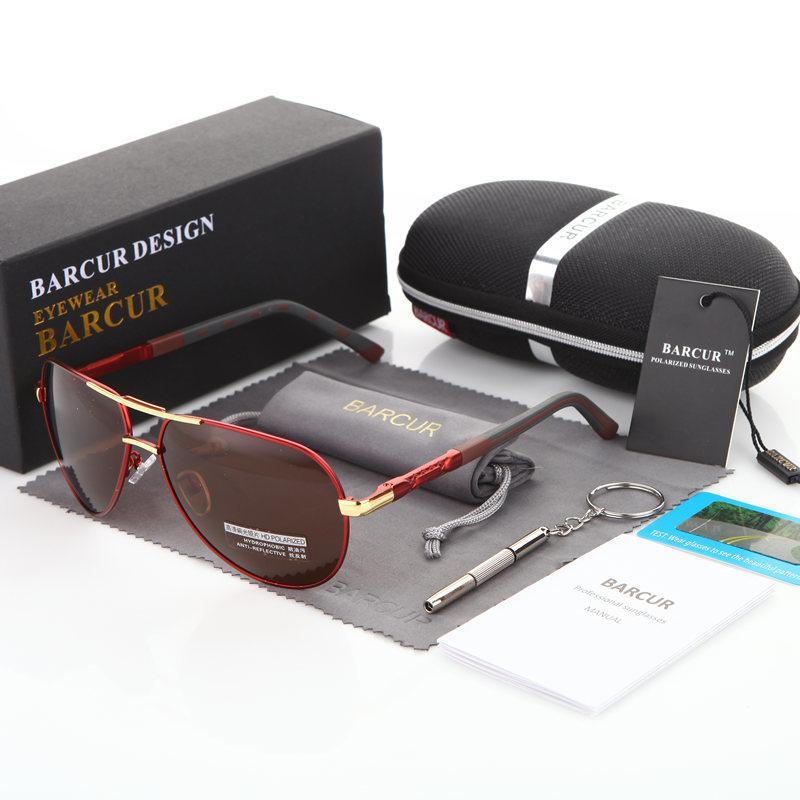 Aluminum Magnesium Men's Polarized  Mirror Aviation Design