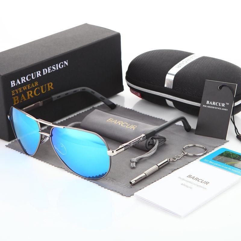 Aluminum Magnesium Men's Polarized  Mirror Aviation Design