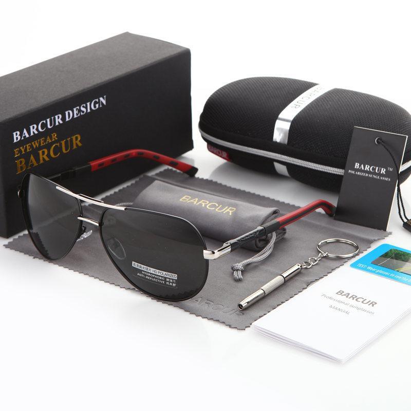 Aluminum Magnesium Men's Polarized  Mirror Aviation Design