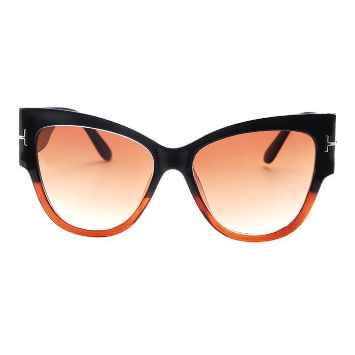 Vintage Retro Luxury Woman Designer Cat Eye In UV400 Protection