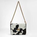Loyal West LW ON THE GO MEDIUM CHAIN BAG IN COWHIDE AND CALFSKIN