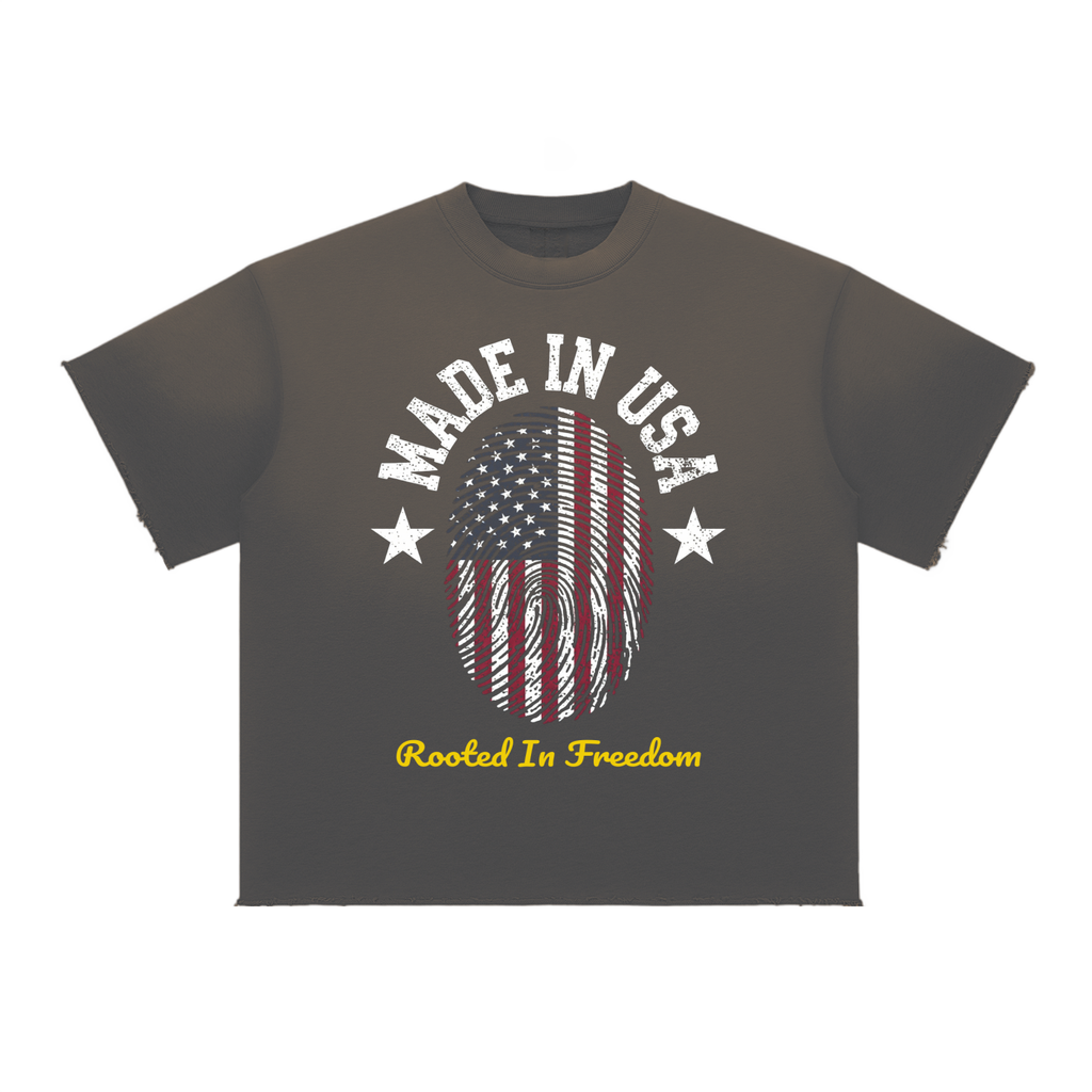 Sun Fade Raw Edge T-Shirt