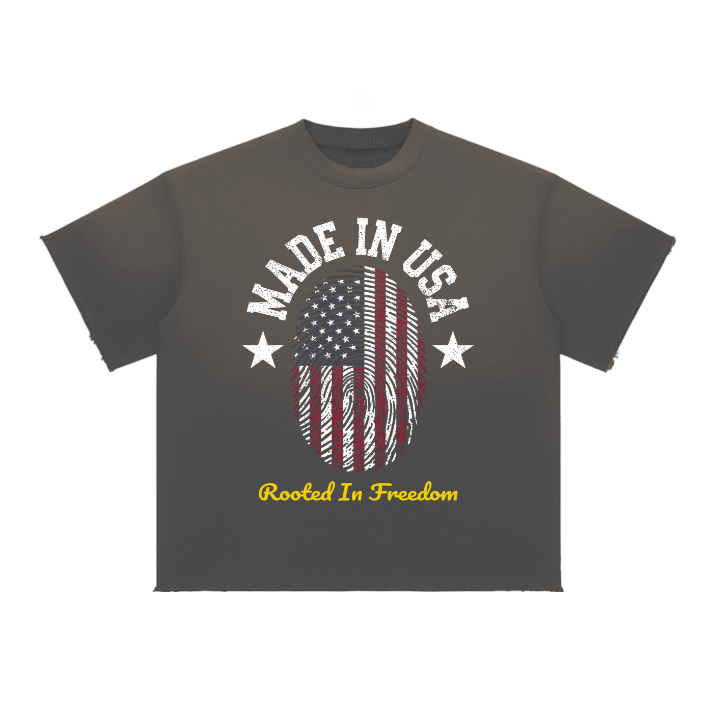 Sun Fade Raw Edge T-Shirt