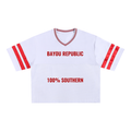 Taped Mesh Boxy T-Shirt