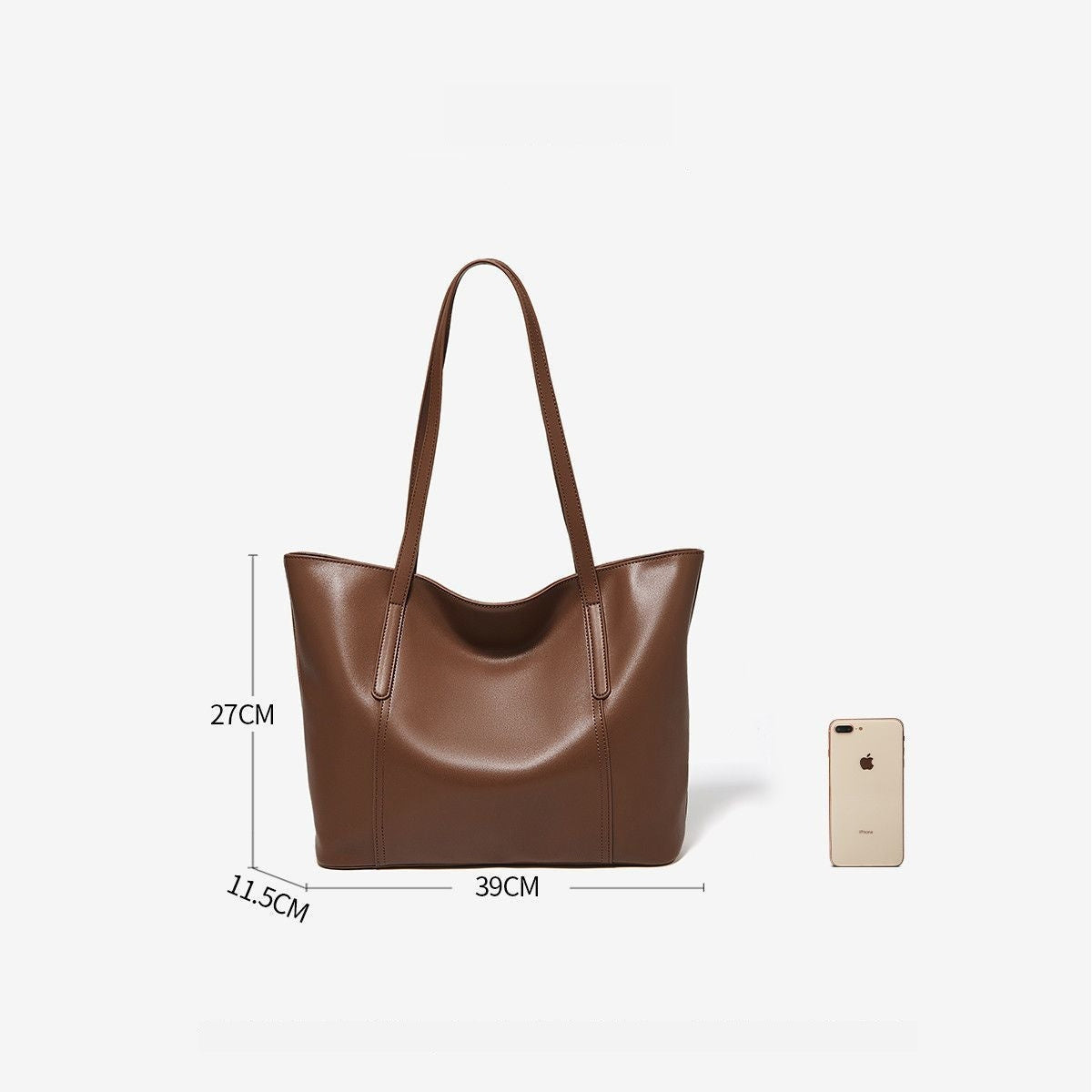 Women's Luxury Large Leather Bag | Urban Minimalist Tote