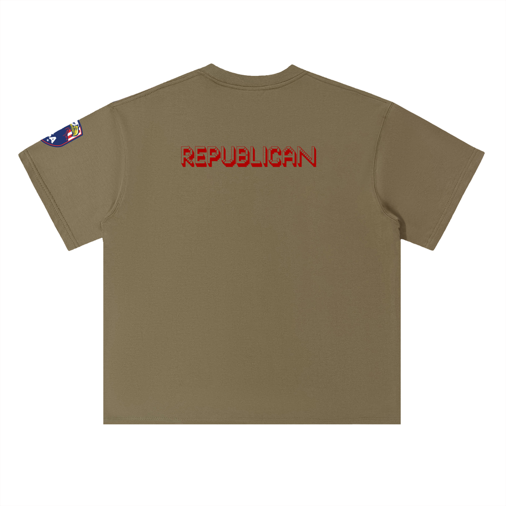 Heavyweight Drop Shoulder Cotton T-Shirt