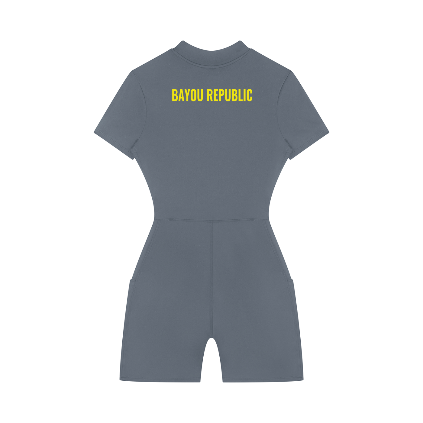 Women's Quarter-Zip Short Sleeve Romper