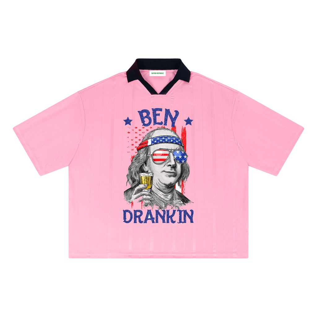 Unisex Striped Boxy Soccer Jersey