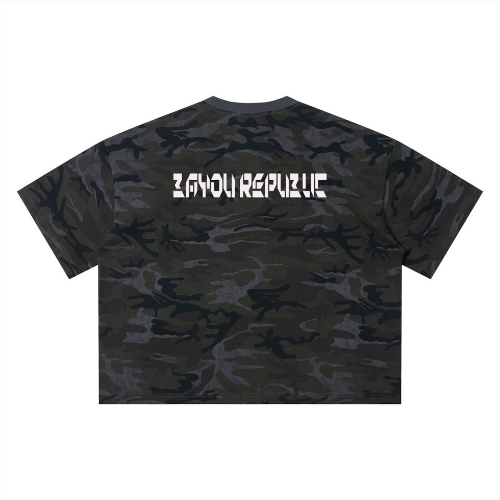 Unisex Camo Boxy T-Shirt