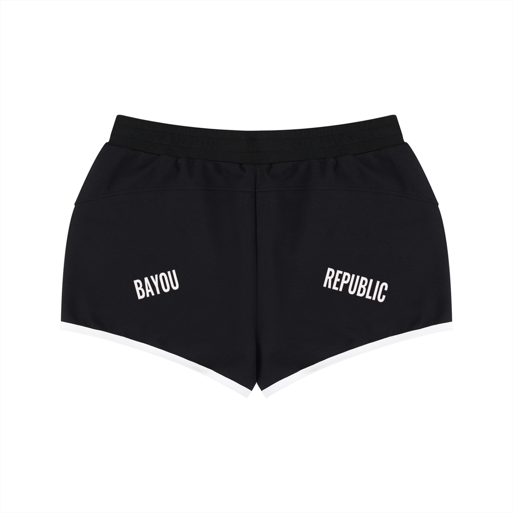 Women's Retro Contrast Binding Shorts