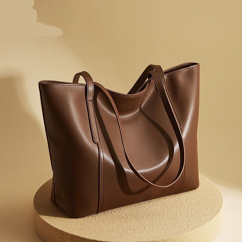 Women's Luxury Large Leather Bag | Urban Minimalist Tote
