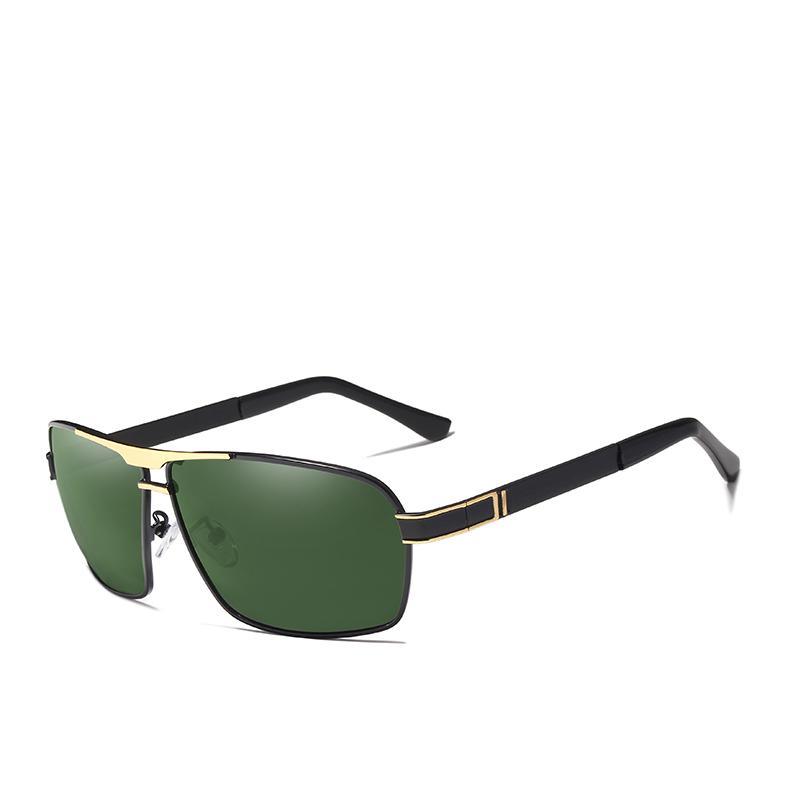 Luxury Men Business Classic Metal Frame/ Polarized Glasses on Sunglasses With UV400 Protection