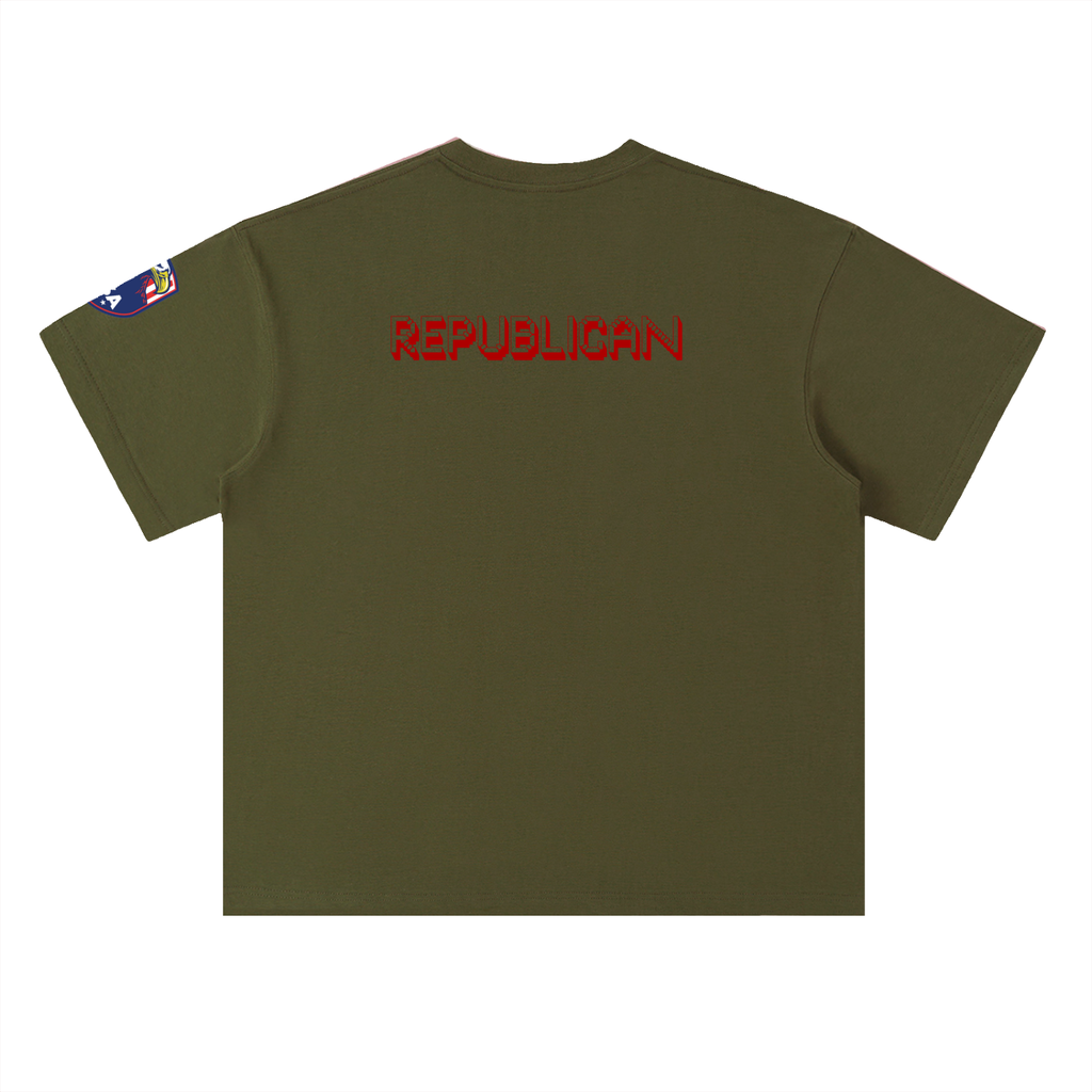 Heavyweight Drop Shoulder Cotton T-Shirt