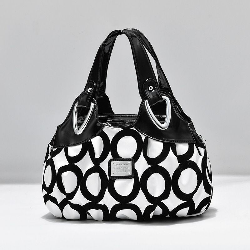 Flower Design Top-handle Ladies Purse