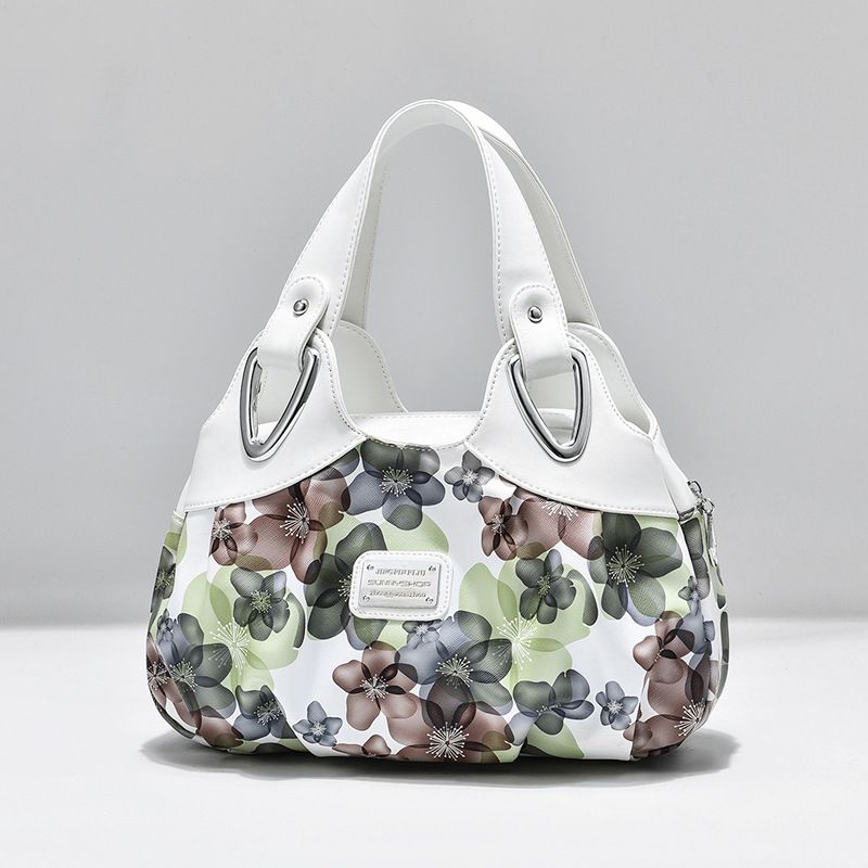 Flower Design Top-handle Ladies Purse