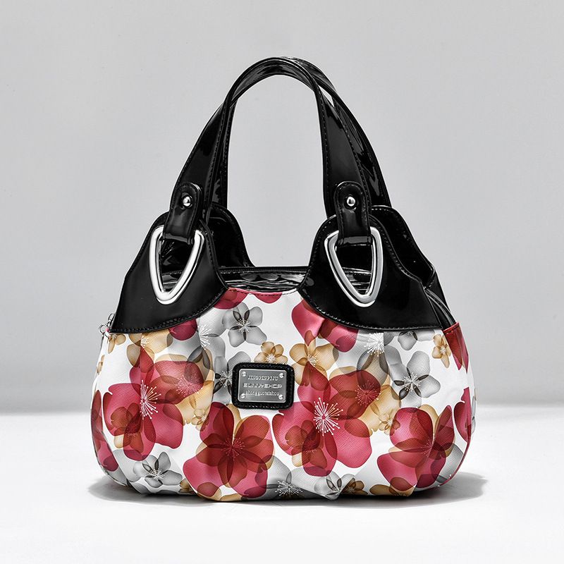 Flower Design Top-handle Ladies Purse