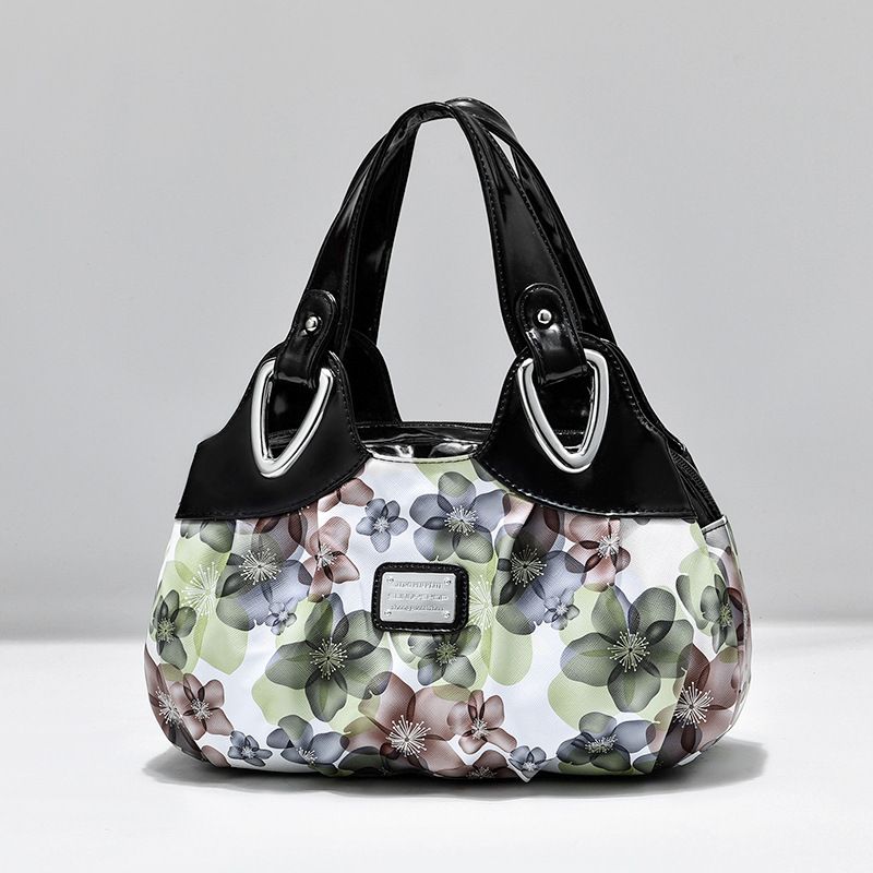 Flower Design Top-handle Ladies Purse
