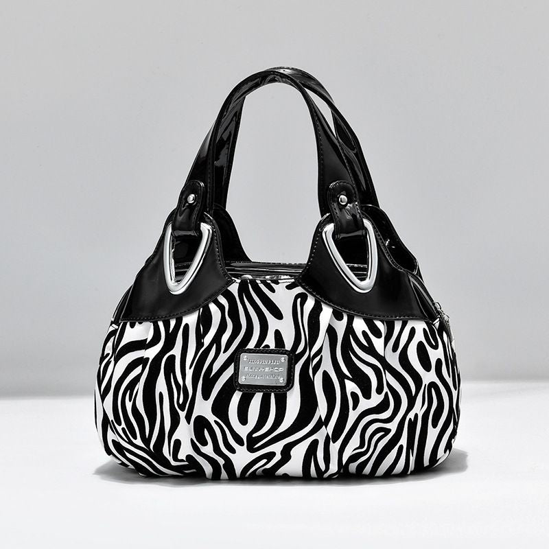 Flower Design Top-handle Ladies Purse