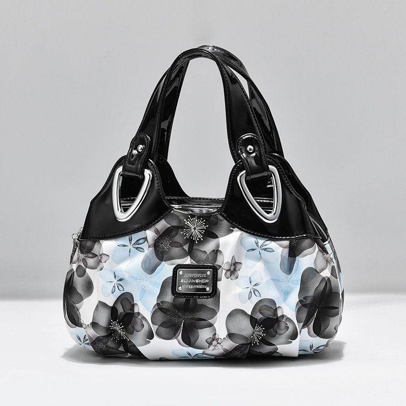 Flower Design Top-handle Ladies Purse