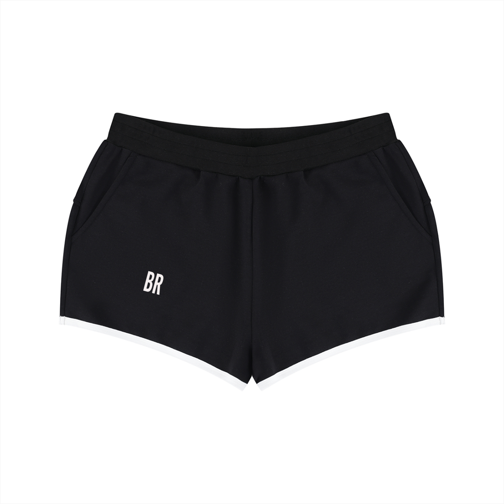 Women's Retro Contrast Binding Shorts