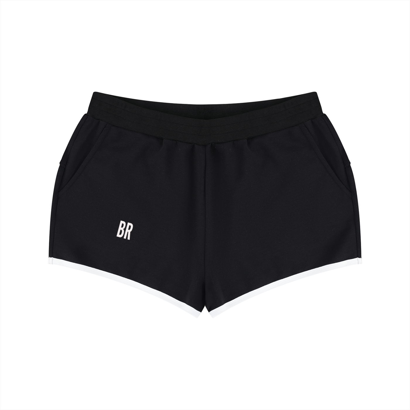 Women's Retro Contrast Binding Shorts
