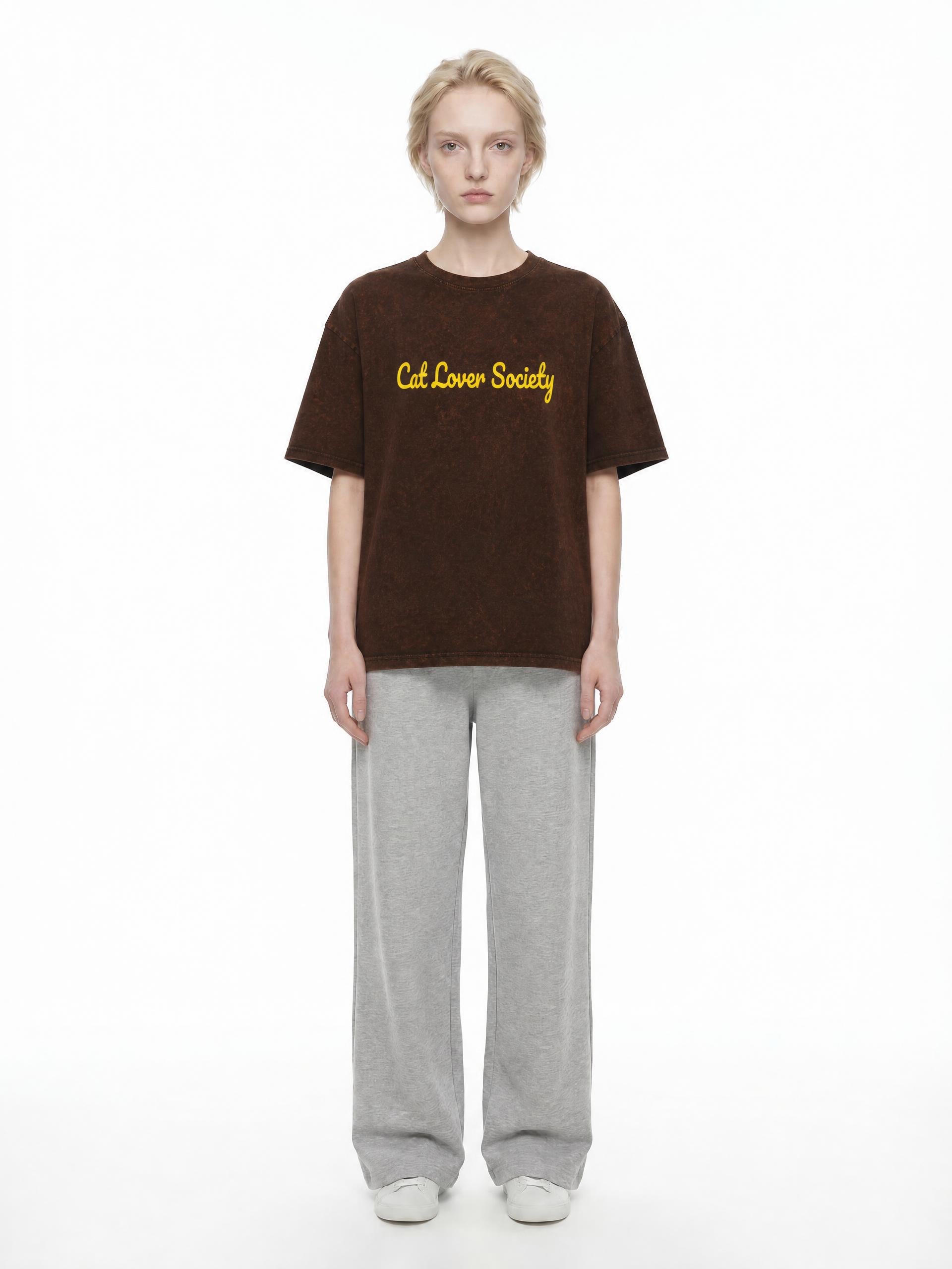 Unisex Mineral Wash Boxy T-Shirt