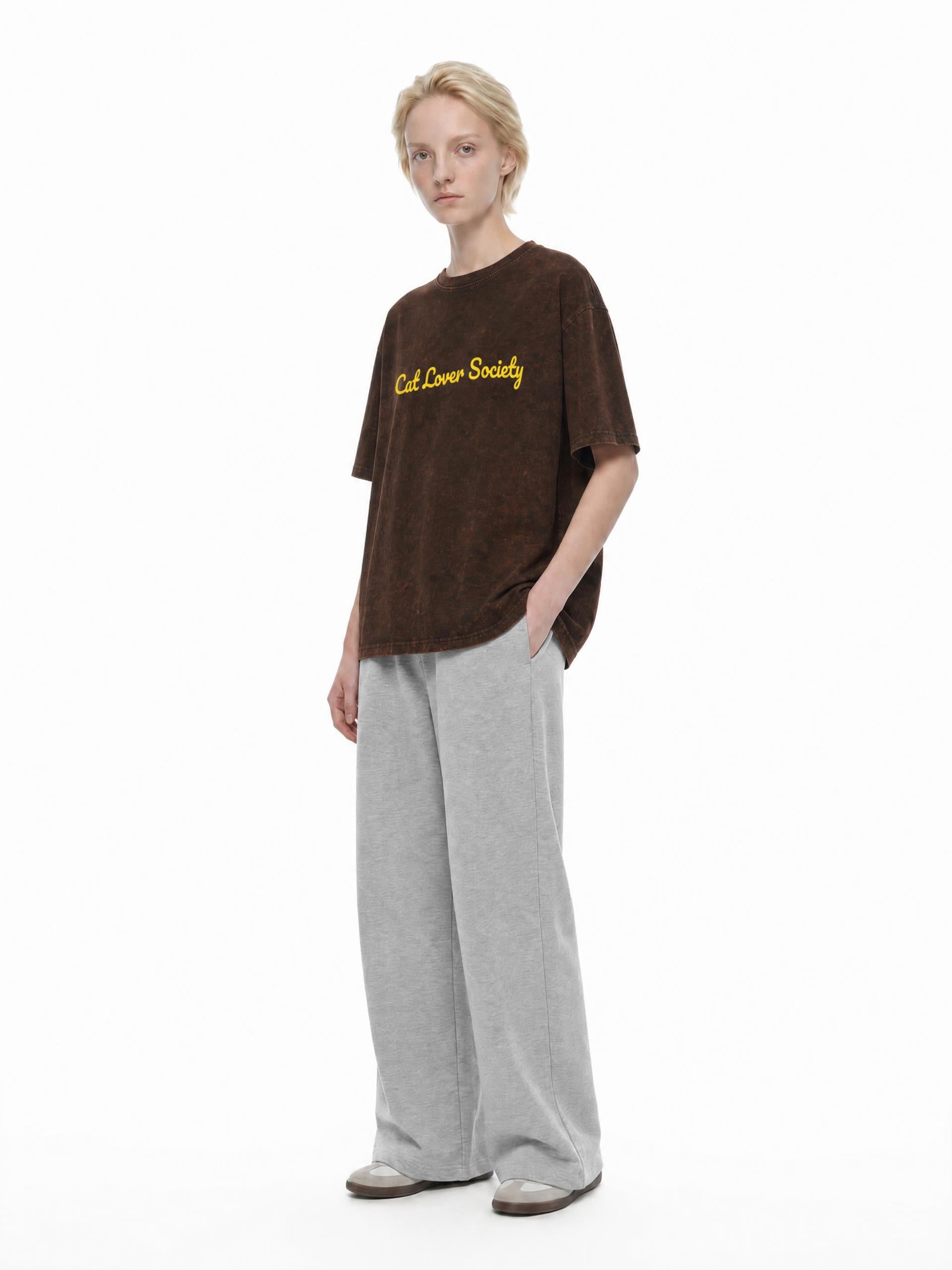 Unisex Mineral Wash Boxy T-Shirt