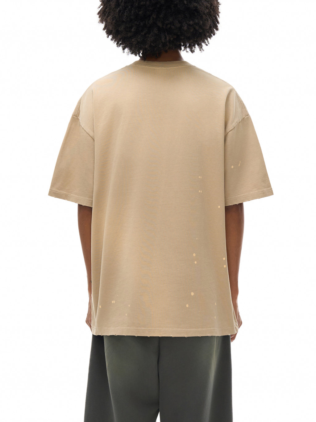 Hand-Frayed Sunfade Paint Splatter T-Shirt