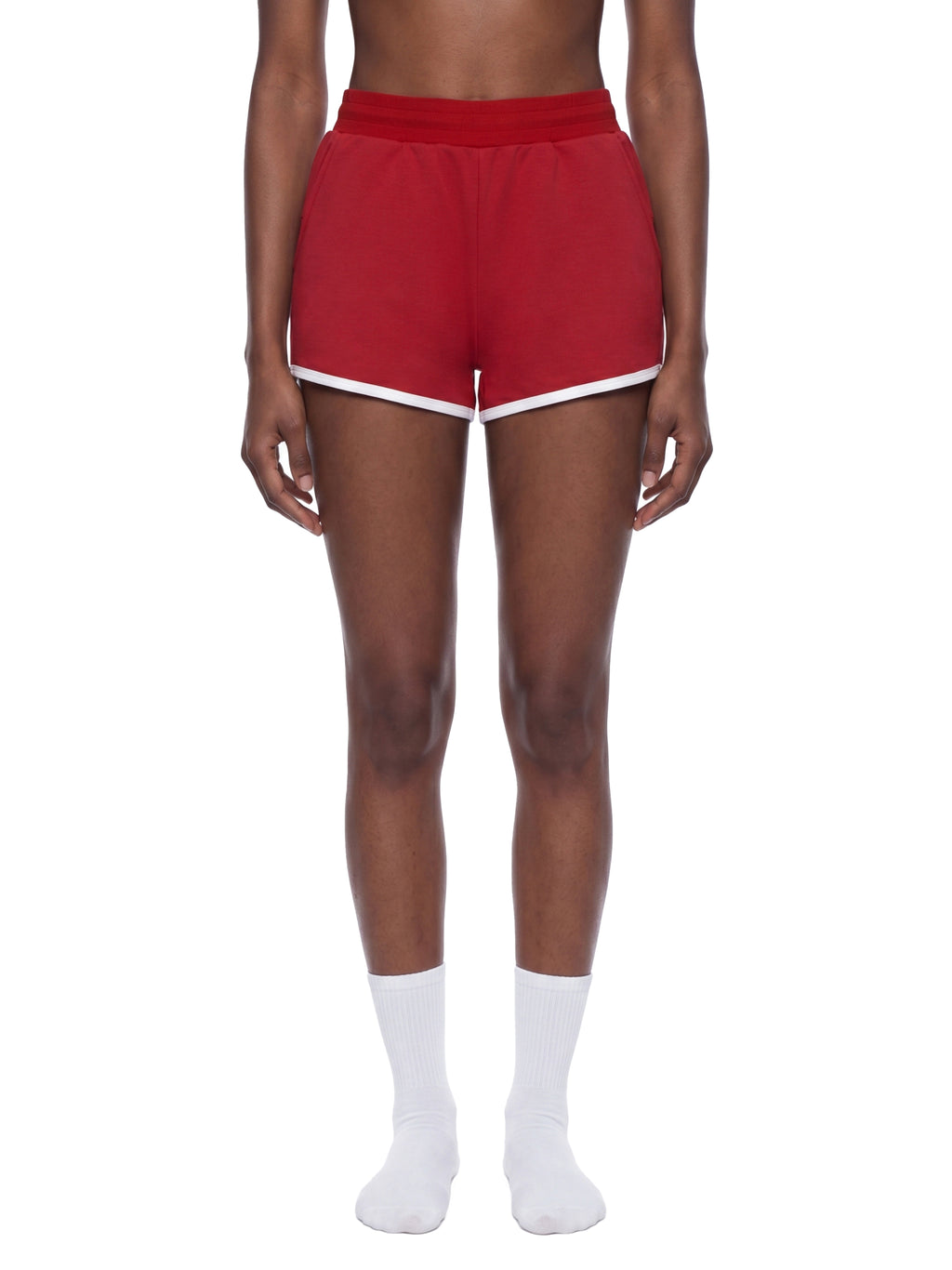 Women's Retro Contrast Binding Shorts