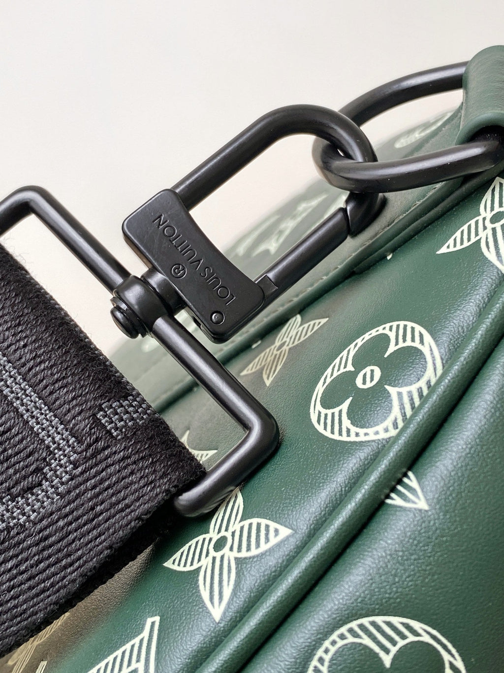 LV Top Grain Leather Travel Bag