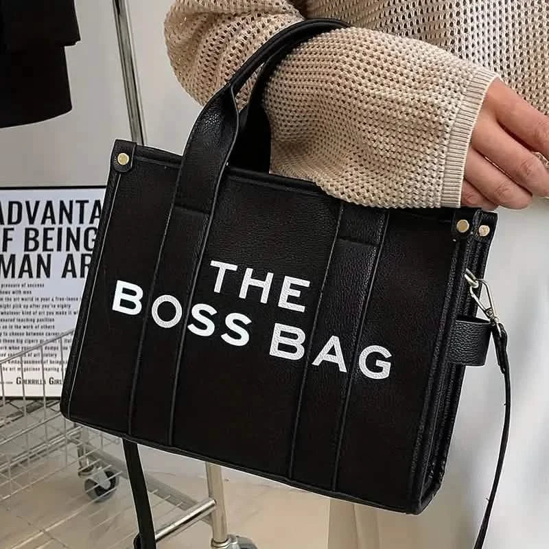 Leather Boss Bag Tote