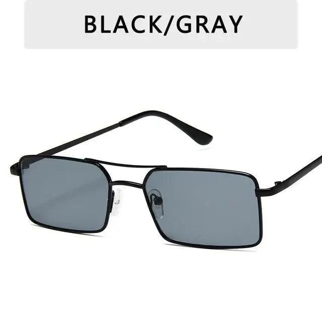 Vintage Square Women Sunglasses Metal UV400 Sun Glasses