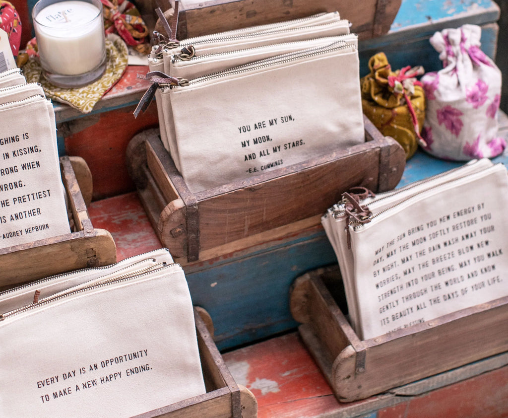 Don't Be Like The Rest Of Them (Coco Chanel Quote) Canvas Zip Bag